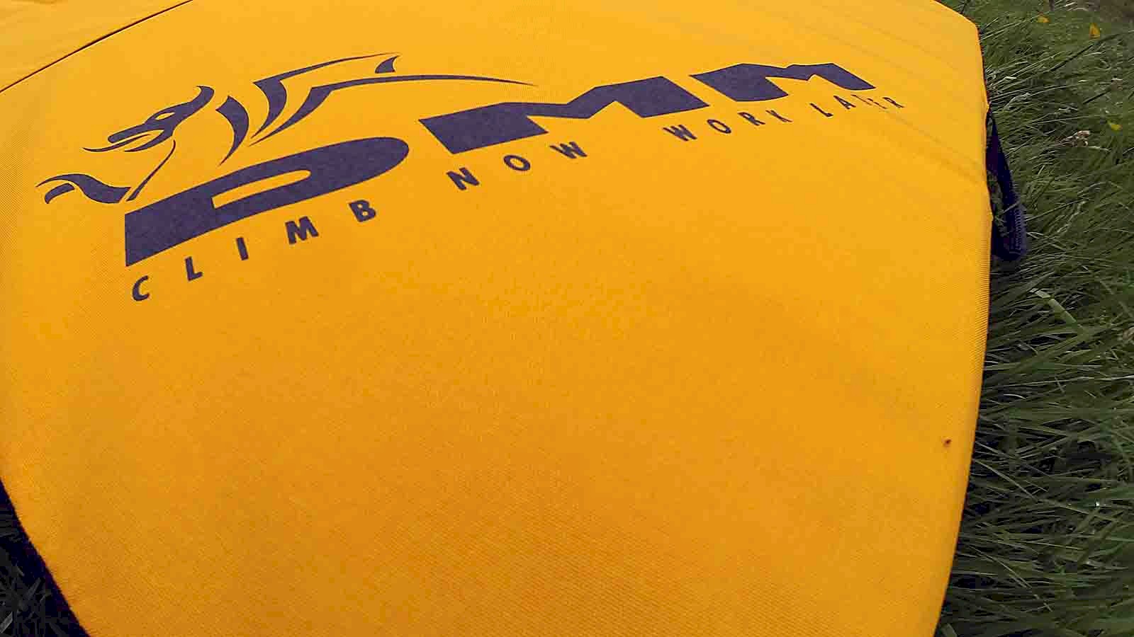 Close up image of the ever popular DMM Highball bouldering mat.